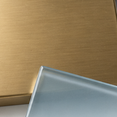 Brass relief panel
