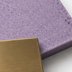 Lavender resin tile
